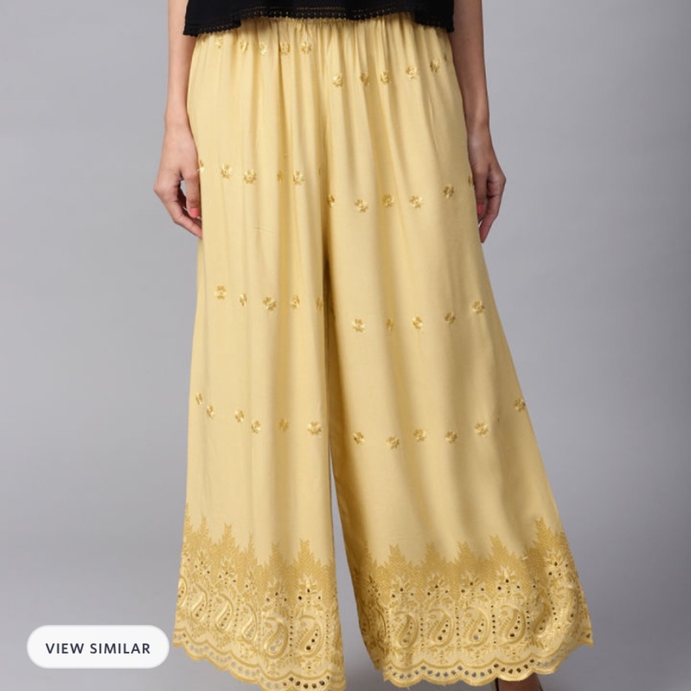 Chikankari Indian Pakistani pant